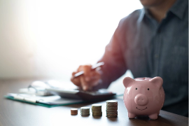 Imagen Monedas y Alcancía