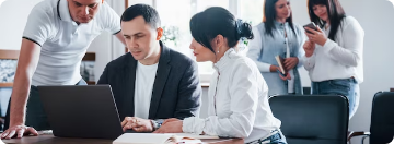 Imagen de una reunión de oficina