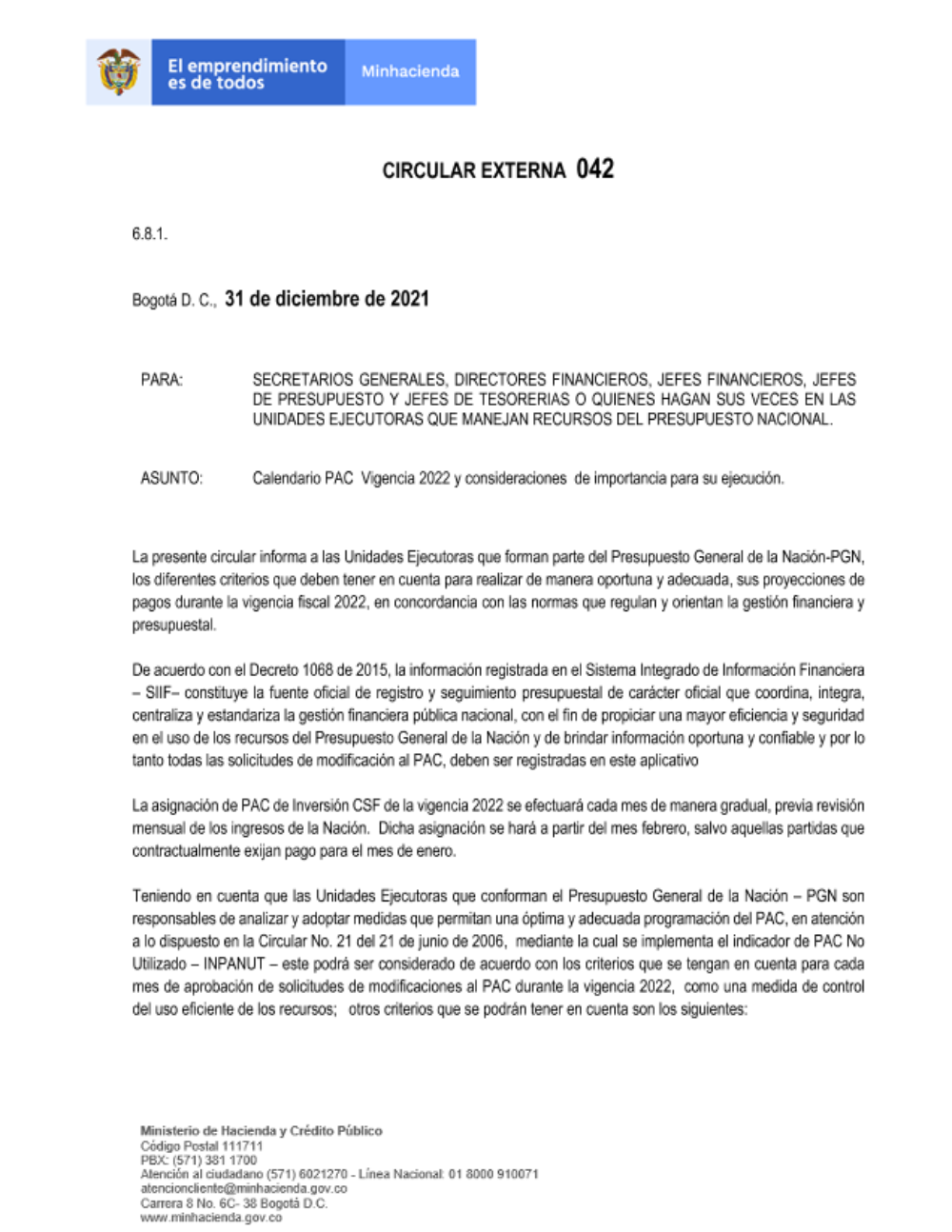 Vista Previa Documento Circular 042