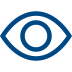 Icono de ojo azul
