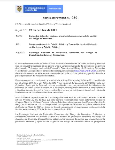 imagen Circular extrema 030 Estrategia octubre 29 2021 Protección Financiera