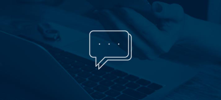 Imagen Globo de Texto Azul