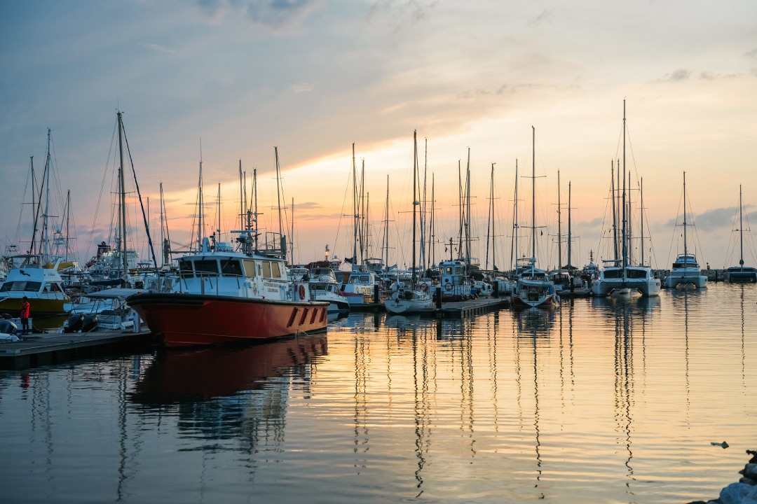 Barcos en mar