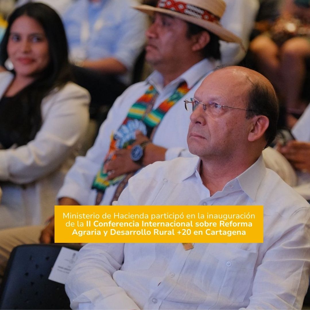 Ministro de Hacienda- Germán Ávila Plazas en Inauguración de la ll conferencia internacional sobre Reforma Agraría y Desarrollo Rural