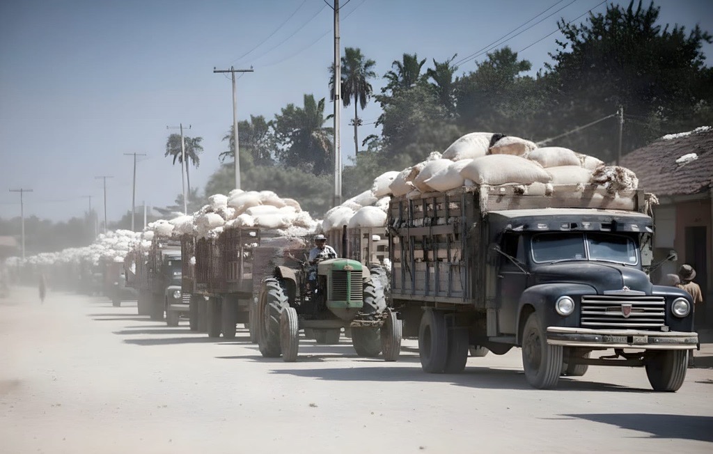 Camiones de algodon 